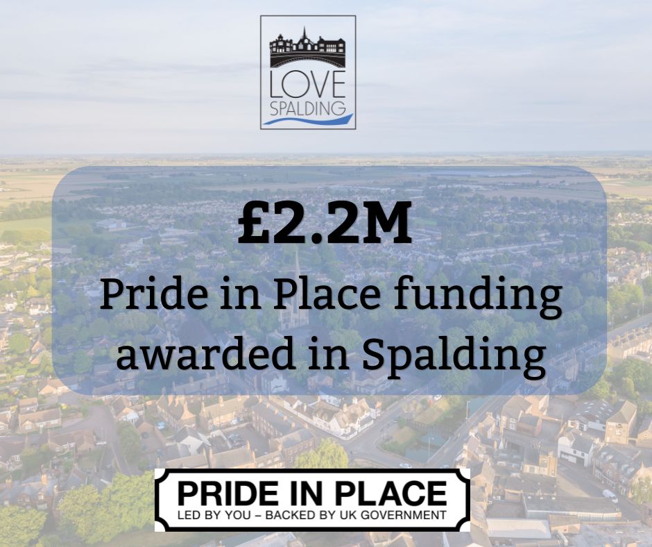£2.2M Pride in Place Funding Announced For Projects in Spalding